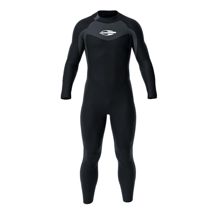 Neoprene Masculino Mormaii Long John Manga Longa Backzip 3-2mm Triathlon Natação