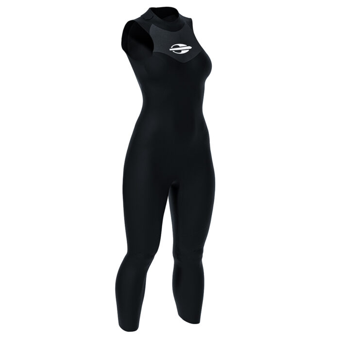 Neoprene Feminino Mormaii Long John Sem Manga Backzip 3-2mm Triathlon Natação - Image 2
